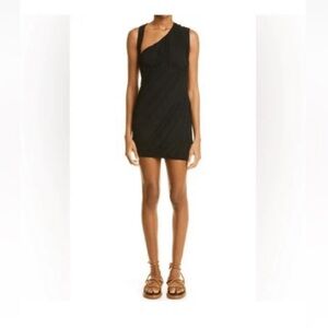Isa Boulder black dress asymmetrical